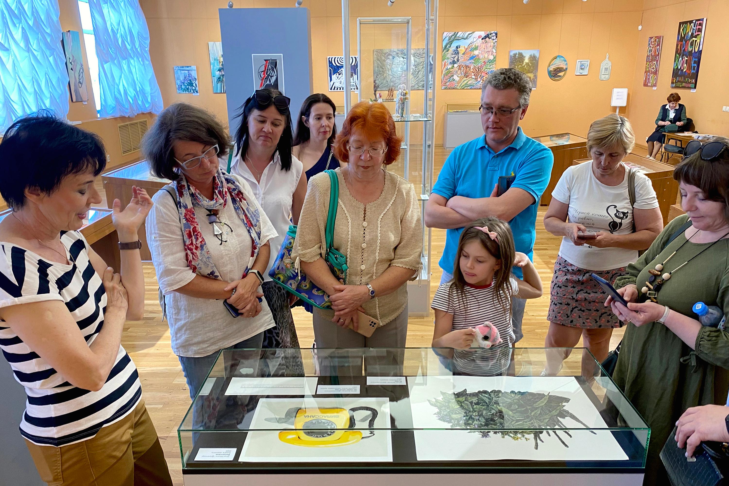 Экскурсия в первый день выставки